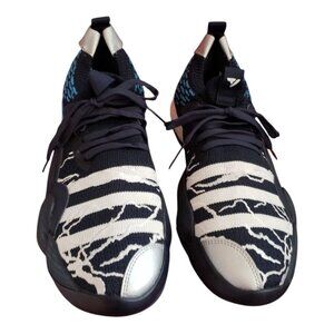 Adidas Trae Young 2 Men Basketball Shoes Blue Knit Upper With Boost Midsole 10.5